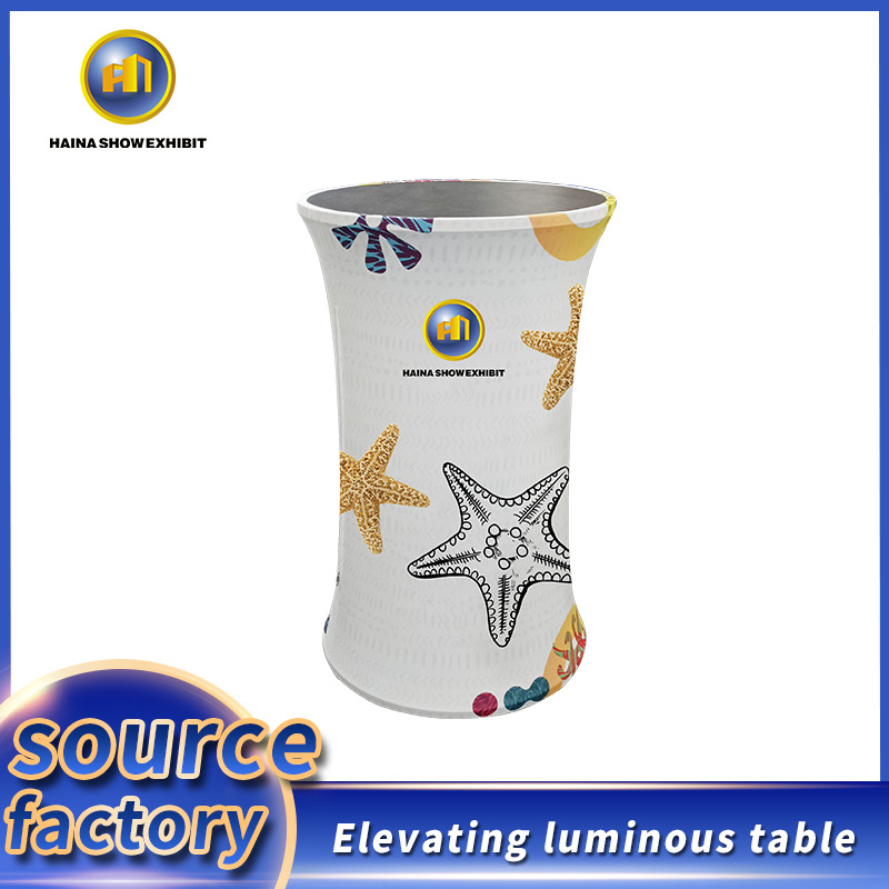 Activity hydraulic folding table display table display circu