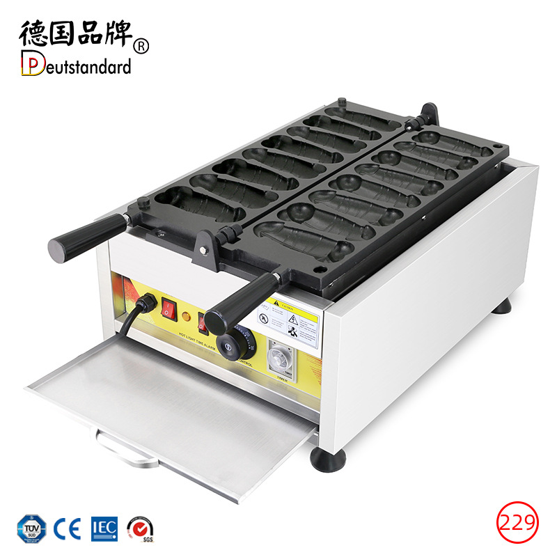 商用电热八根台湾大雕烧机 大雕烧华夫饼设备 大雕烧烤饼设备