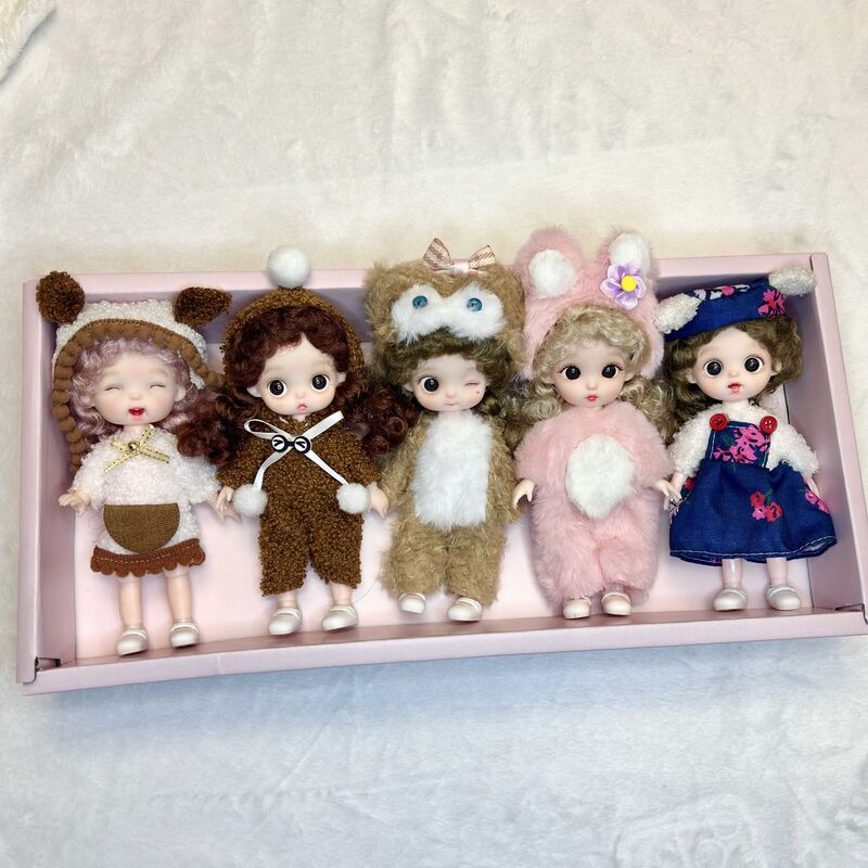 Cross-border factory 17cm Doll Princess girl gift box suit toy gift doll children dress up doll Cross-border factory 17cm Doll Princess girl gift box suit toy gift doll children dress up doll