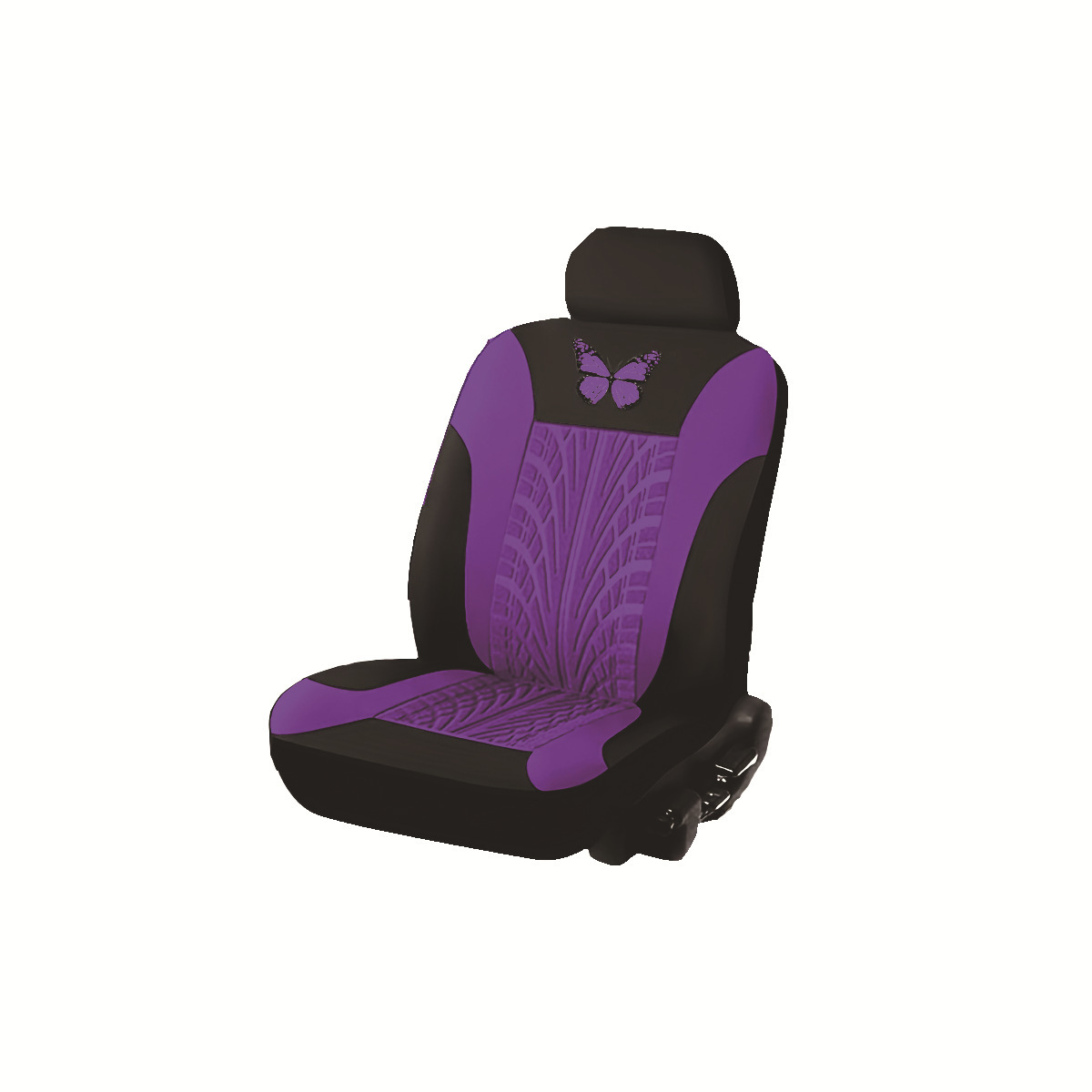Moda mariposa pintada en caliente doble cojín de proceso de asiento de automóvil general cubierta de asiento transpirable suave y cómoda