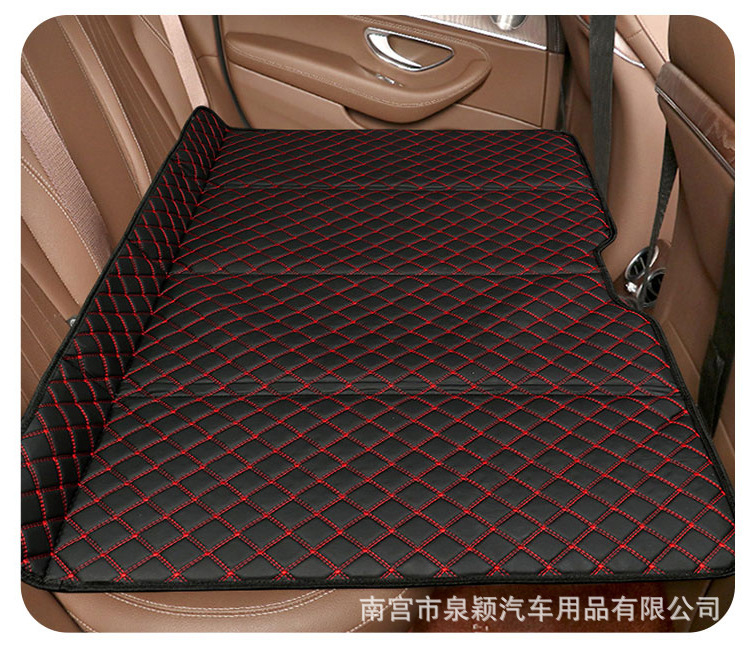 Inflatable-Free Foldable Car Mattress Rear Seat Cushion Car Universal Car Seat Cushion Chair Modified Bed Sleeping Rest Car Bed