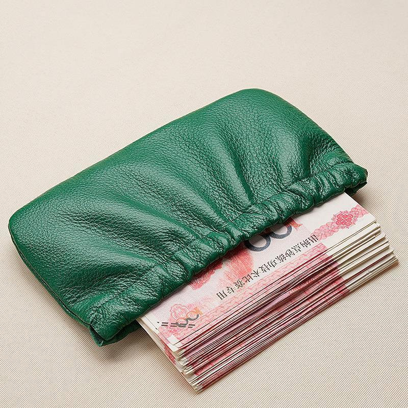 Soft Leather Envelope Wallet Women's Long Large Capacity 2025 Niche Retro Cloud Bag High-Value Coin Bag Storage Bag