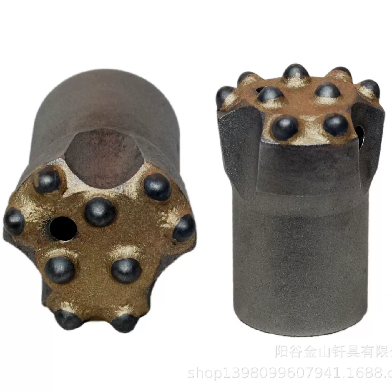 钎具钎头30 32 36 38 40 42球齿钻头焊接柱齿凿岩机矿山配件钎头