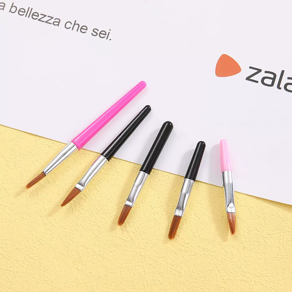 跨境单支眼影刷迷你化妆刷子便携式少女心扁头眼影棒唇刷美妆工具