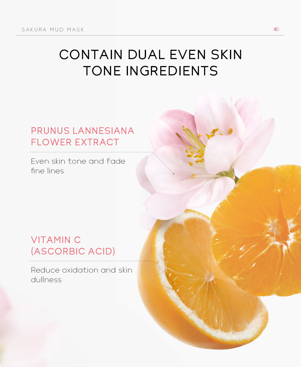 Cross-border QUIYUM Cherry Blossom Mask Mud (Color Box) 30g Cleansing, Hydrating and Moisturizing FDA factory wholesale in stock undefined