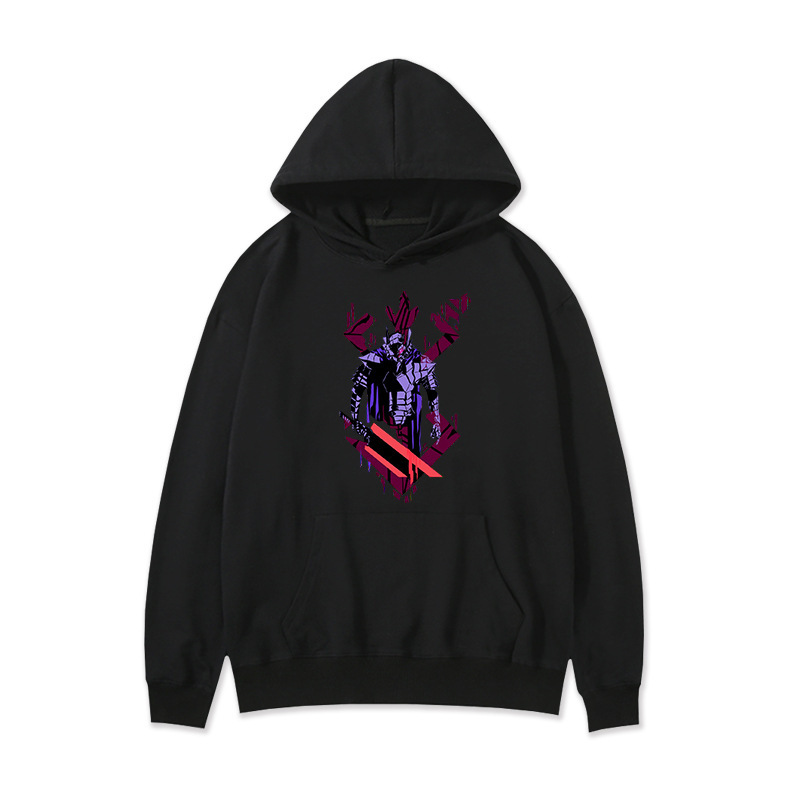 Swordwind Legend Anime Periférico Suéter con capucha Marca Warrior Segunda dimensión Sudadera con capucha suelta casual europea y americana