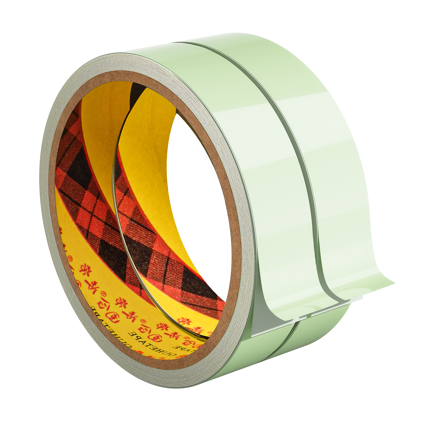 Cinta luminosa verde al por mayor, escalera de advertencia, suelo, cinta luminiscente de alto brillo, cinta fluorescente de color de almacenamiento de luz