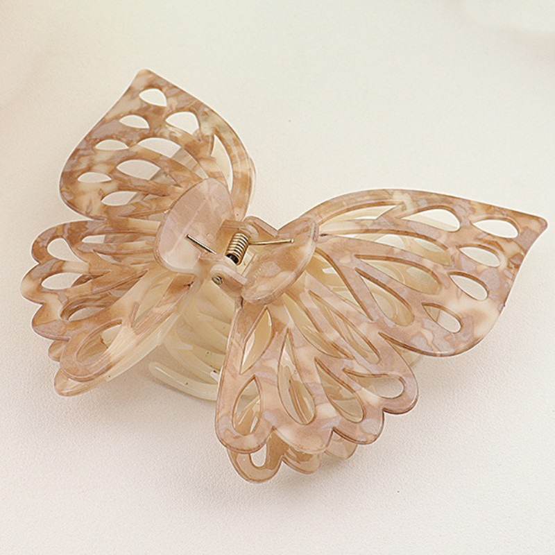 112g Weight Hair Clip, Hair Claws Hair Accessories Type 1 Piece Quantity Holiday, Daily Occasion Plastic Material Butterfly, Horse, Fish, Shark Pattern Women's Gender Elegant, Sweet Style Elegant Sweet Women's Butterfly Horse Fish Plastic Hair Clip Hair Claws 8