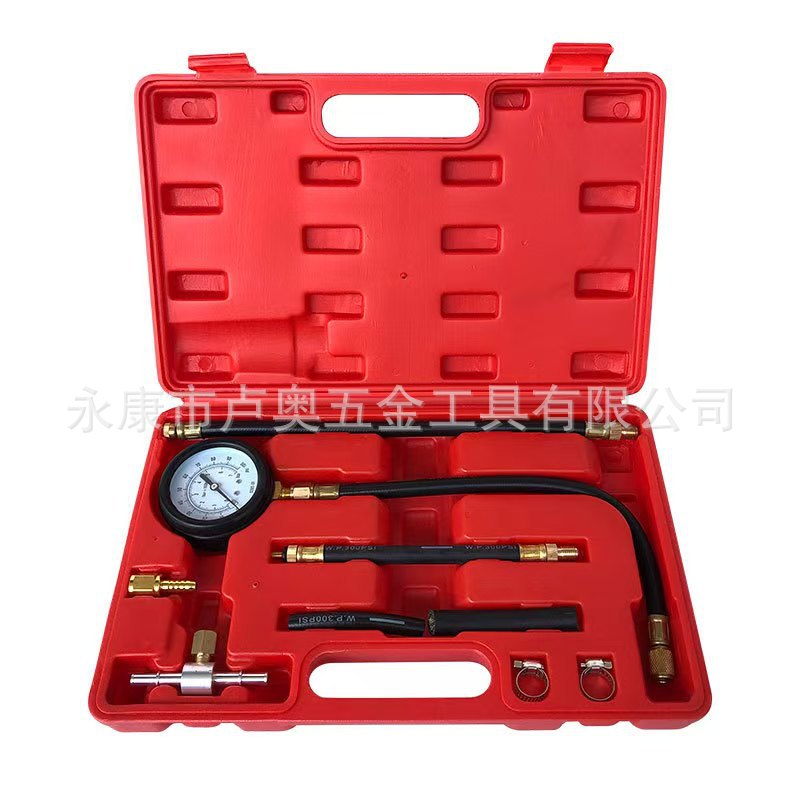 Manómetro de inyección de combustible Manómetro de cilindro de gasolina Manómetro de cilindro Manómetro de combustible Herramienta de manómetro de inyección de combustible