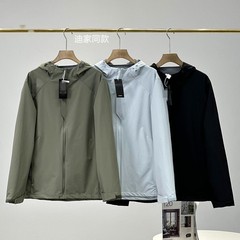Xiaoshu KL Long 秋防風登山カップルジャケットアウトドアレジャースポーツ通気性ソフトシェルジャケット