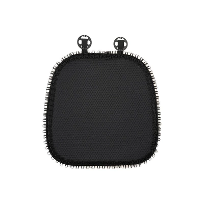 Seat cushion, seat cover for All Seasons, Light Luxury - lace-polka-dot-cushion-black-front-row