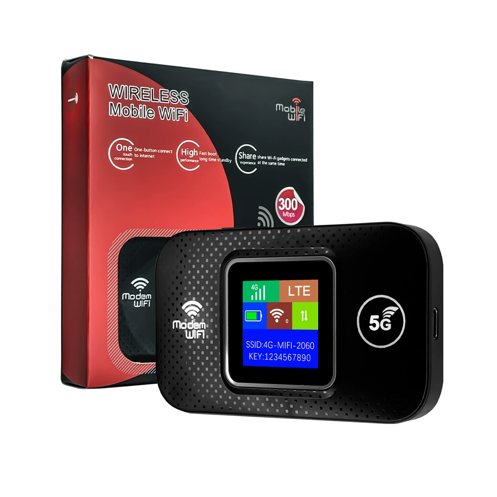 4G беспроводной Wi-Fi портативный мобильный портативный маршрутизатор интерфейс Type-C цветной экран 3000MhA подключаемый маршрутизатор для карт