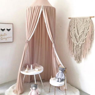 Amazon's Hottest Baby Dome Mosquito Net Lace Kidsren's Tent Baby Chiffon Bed Curtain