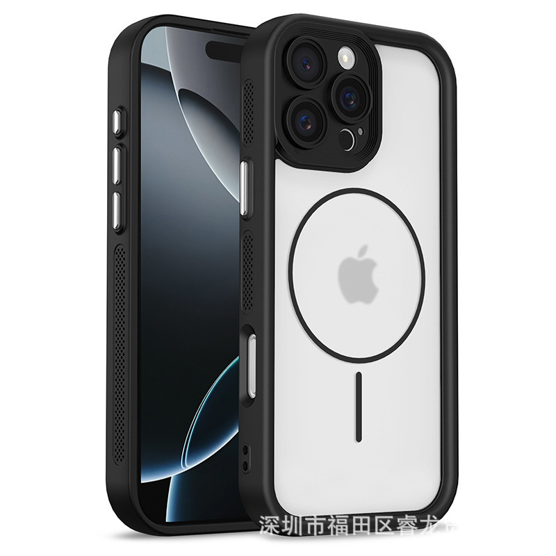 iPhone16 携帯電話ケースに適したツーインワン磁気 Apple 15promax 携帯電話ケース 14 落下防止 13/16pro|undefined