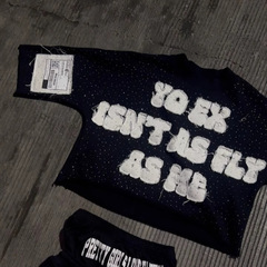 アメリカンレトロなトレンディなブランドの人気の刺繍入りショートTシャツコットンスタイルの男性と女性のラウンドネック半袖トップスはカジュアルで快適です