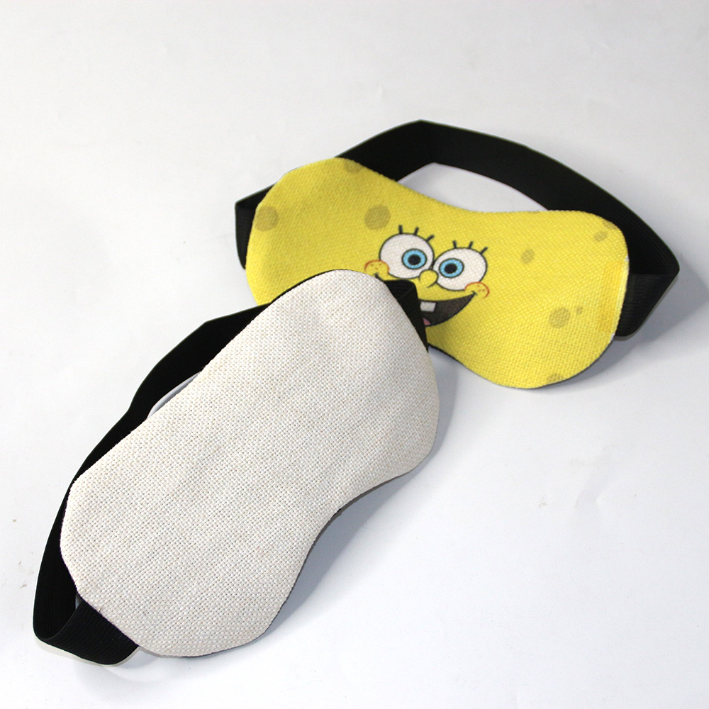 Fábrica directa por lotes transferencia térmica de lino en blanco eyeshade MATERIAL PERSONALIZADO material en blanco al por mayor