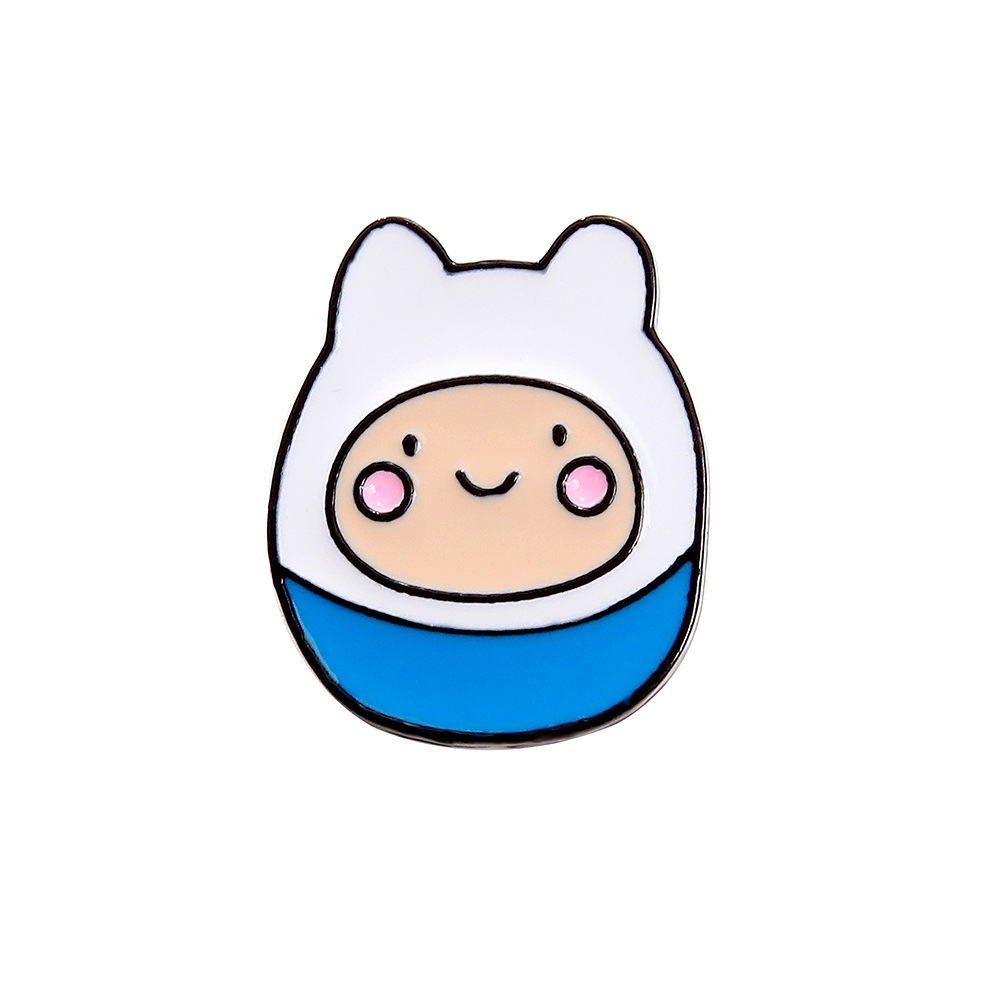 Cartoon Style Cute Pin Cartoon Character Alloy Plating Unisex Brooches display picture 7