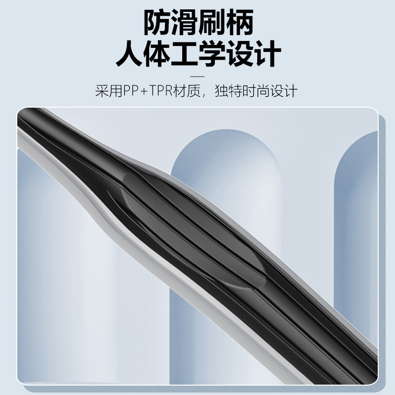 卡莎牙刷软毛高级清洁护龈成人家用宽头牙刷棉柔三支装牙刷定制|undefined