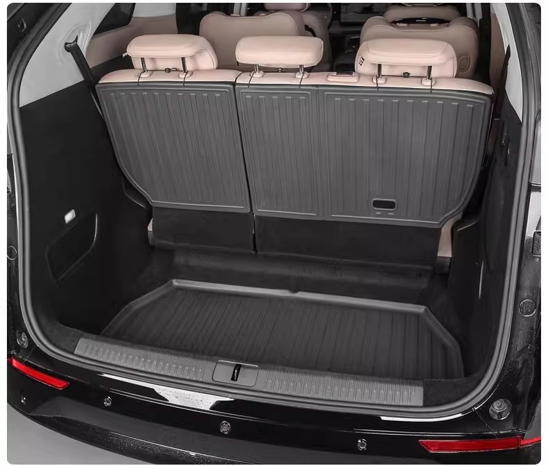 Suitable for Xpeng X9 Trunk Mat Tpe Environmentally Friendly Waterproof and Wear-Resistant Trunk Mat Modified Interior Car Accessories