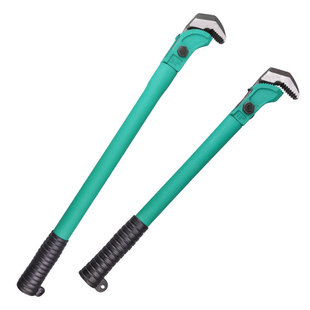 Factory sales wholesale construction pipe wrench quick pipe wrench pipe wrench heavy steel bar wrench