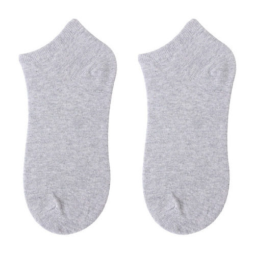 Disposable cotton socks for men and women, black and white, gray socks, no-wash, deodorant, sweat-absorbent, summer thin foot bath boat socks