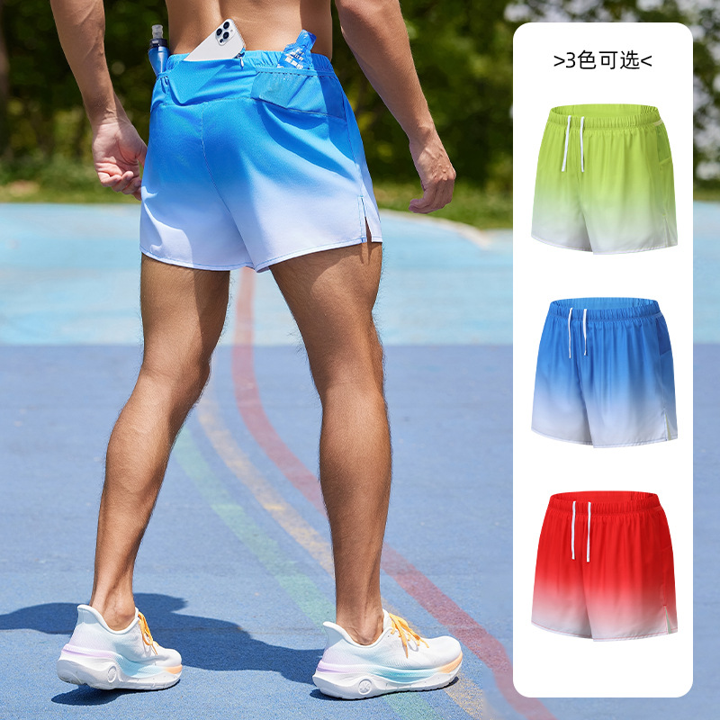 Pantalones Cortos de Playa y Deporte con Doble Capa Poliéster Secado Rápido, Alta Elasticidad para Natación y Gimnasio