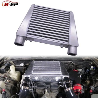 Car Intercooler Modified Engine Turbo 280X270X66Mm Aluminum Alloy Cooling Intercooler Radiator Universal (car radiator)