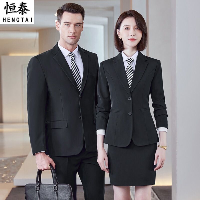 High-end business formal suit suit men's and women's same company unit tooling business suit suit manager overalls