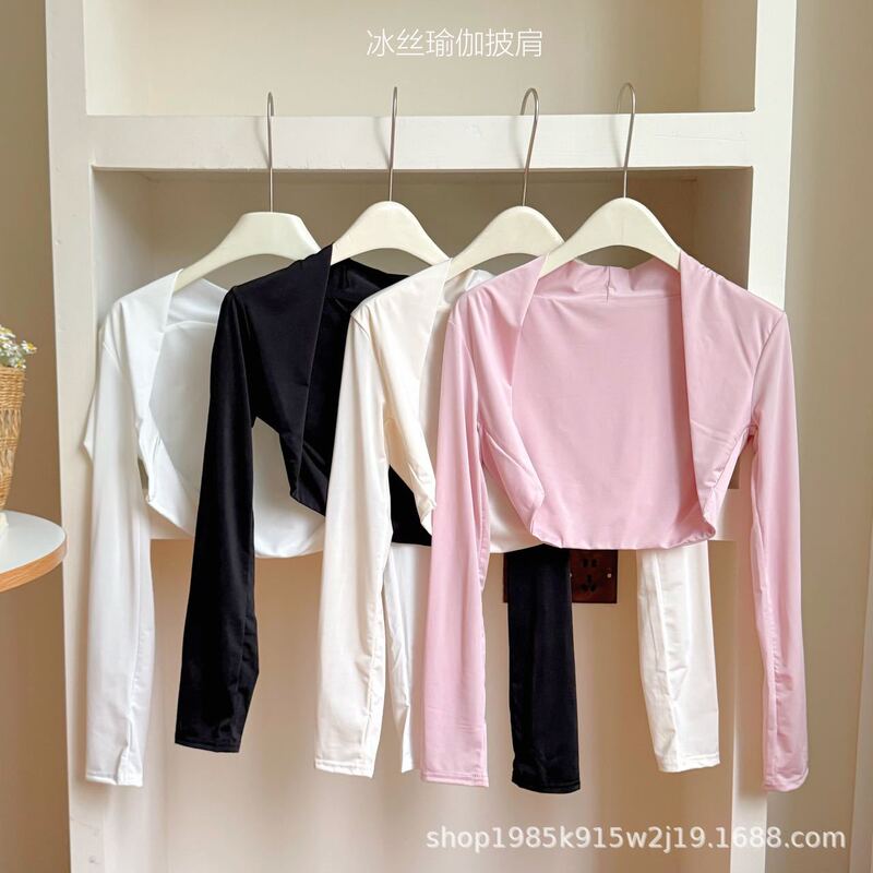 Solid Color One-piece Shawl Ice Silk Sleeve Outdoor Sun Protection UV Protection Breathable plus size Shawl Ice Sleeve Sun Protection Clothing Solid Color One-piece Shawl Ice Silk Sleeve Outdoor Sun Protection UV Protection Breathable plus size Shawl Ice Sleeve Sun Protection Clothing