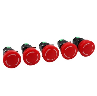 Emergency stop button switch 16MM new energy charging pile switch mushroom head knob emergency stop switch