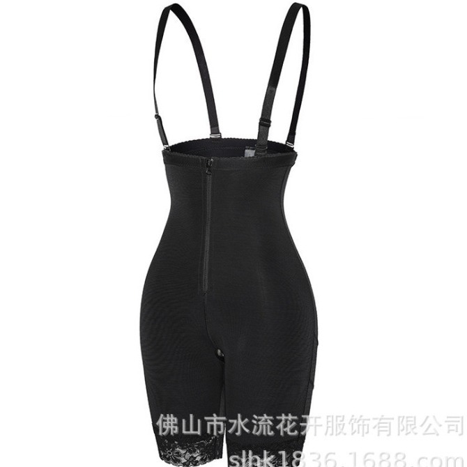 Transfronteriza europea y americana entrepierna abierta cintura alta cuerpo que forma los pantalones postparto corsé apretado cuerpo de una pieza que forma la ropa del vientre pantalones de elevación de la cadera de contratación