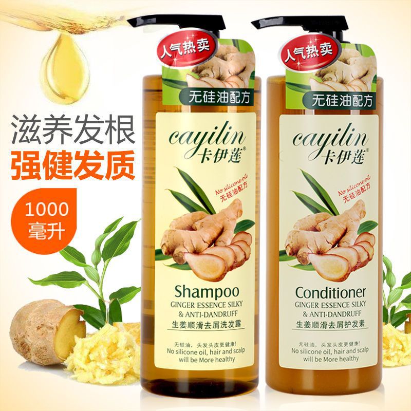 卡伊蓮生薑洗髮水控油蓬鬆去屑止癢持久留香柔順養護官方品牌