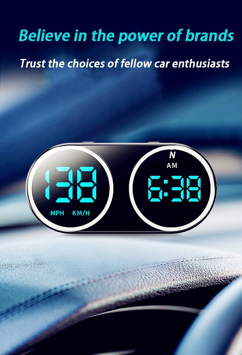 New HUD Head-Up Display for Vehicles, Specialized for Cross-Border E-Commerce, KMH/MPH Universal for Cars, Direct from Manufacturer