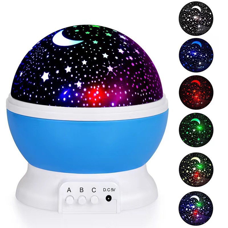colorful star projection