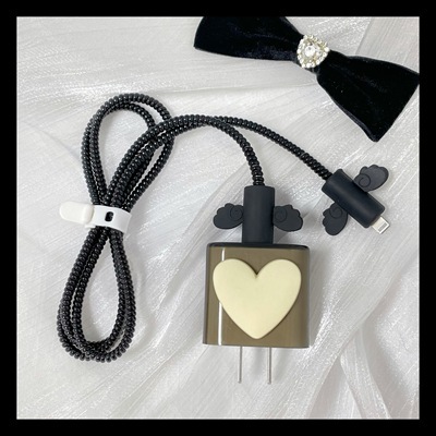 Apple 12 cable de datos cubierta protectora adecuada para iphone11promax carga rápida 20W cargador cabeza 13 mini