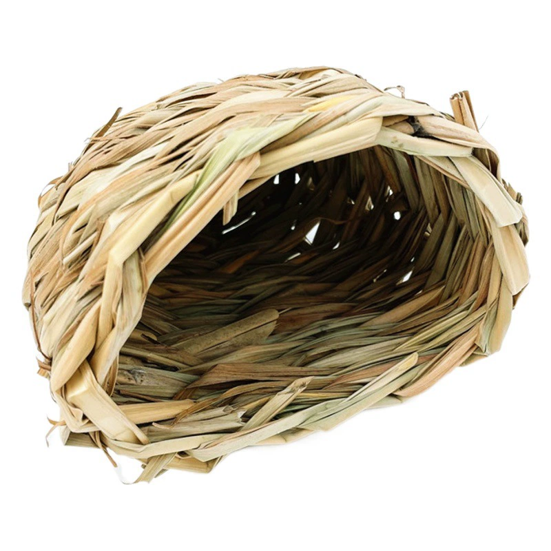 Источник Amoy от имени кролика Келли Тоторо голландская свинья Ежик соломенный коврик Соломенный Дом складное соломенное гнездо