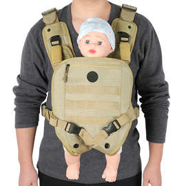 BSCI厂家跨境热销休闲婴儿胸前背带多功能前后两用式婴儿宝宝背带