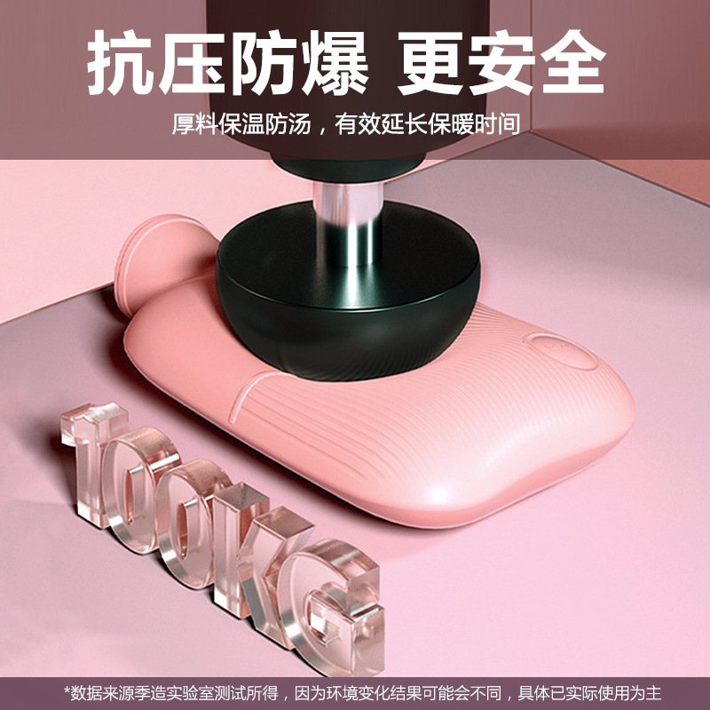 注水暖水袋加厚防爆女生暖手热敷肚子暖脚仿兔绒老式灌水注水袋|undefined