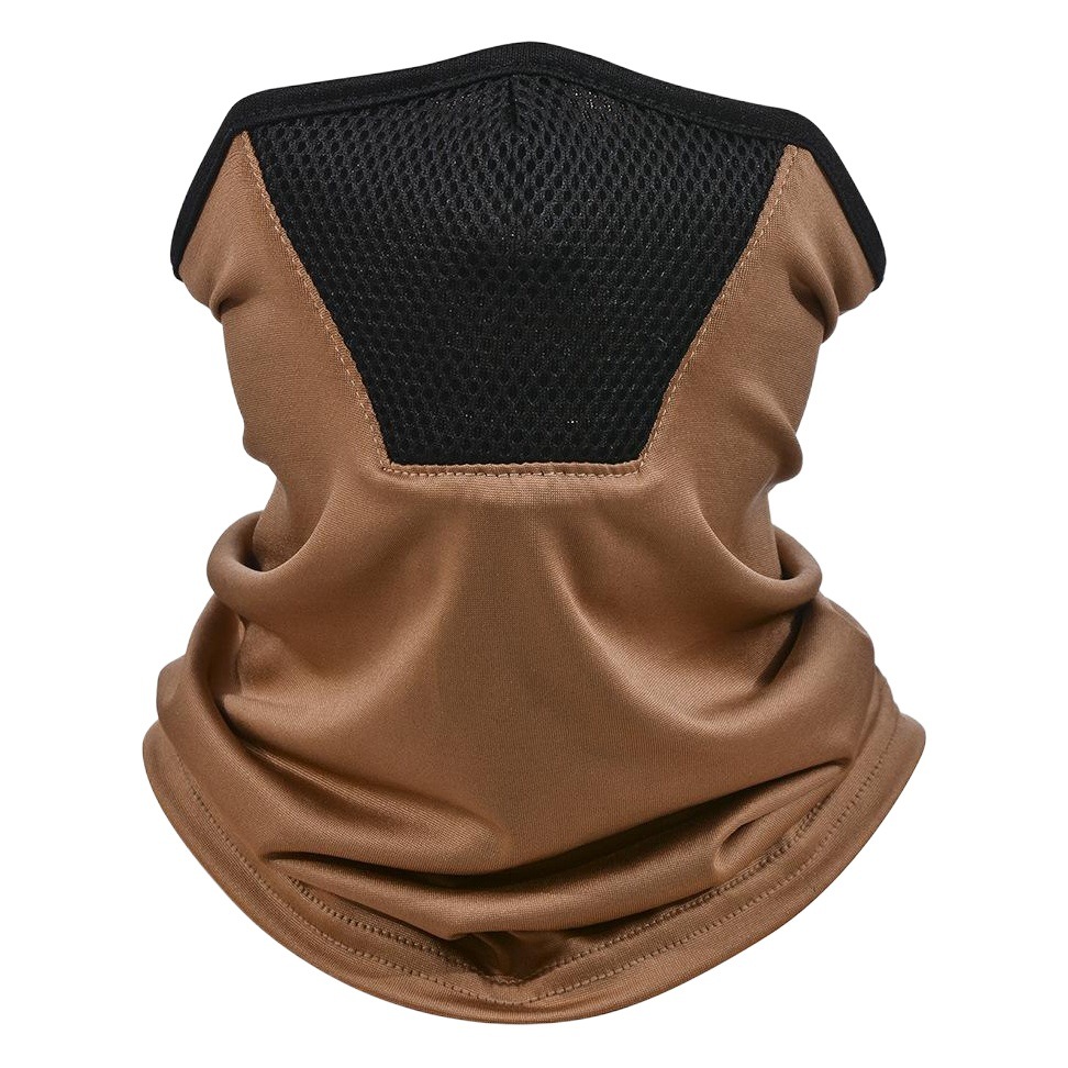 Bufanda multiusos de color sólido media máscara de protección solar sombrerería fitness toalla facial equitación al aire libre a prueba de polvo bufanda verde fluorescente