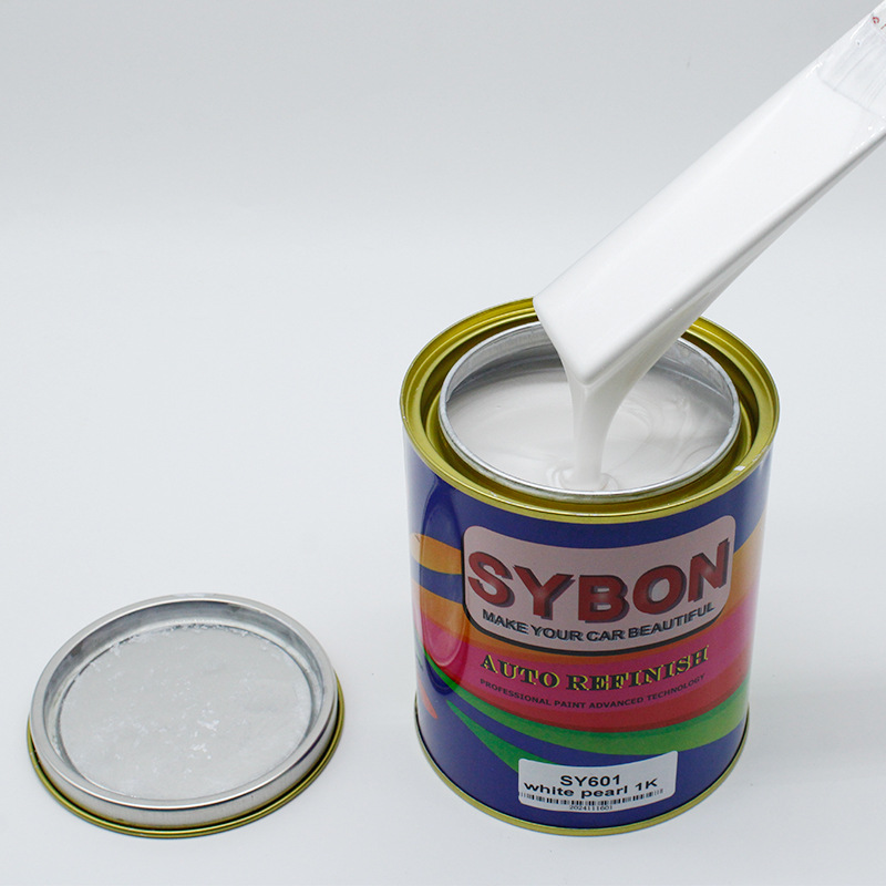 外贸汽车油漆1K珍珠色母漆单组份珍珠白金属喷漆修理厂修复成品漆