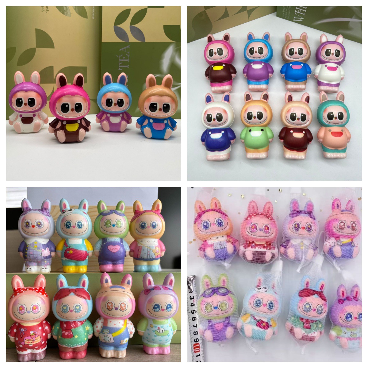 라부부가 섞인 머리를 꼬집어준다 [그물주머니 있음]