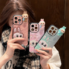 アニメ立体布iPhone14/13は12/11リンゴ16/15promax携帯電話ケースがかわいい