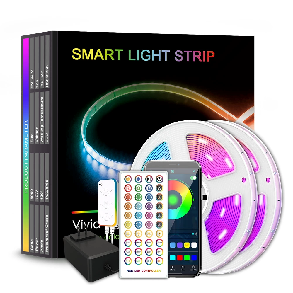 Light strip, set, mobile phone, lamp, bluetooth, 12v, 30m, 40m