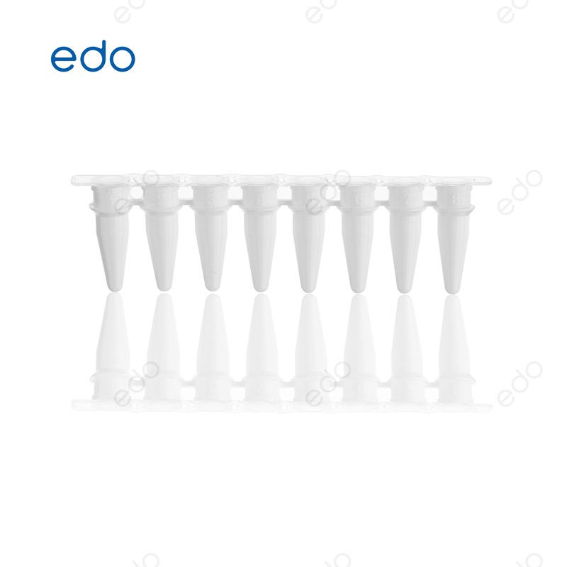 0.2ml白色八联管 一斗平盖 1352003-1 适用于基因检测 EDO