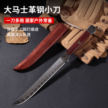 大马士革水果刀家庭户外多用手把肉小刀高硬度锋利水果刀羊牛排刀