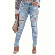 N 61602 High waist skinny women's jeans �����ߵ�����ţ�п�