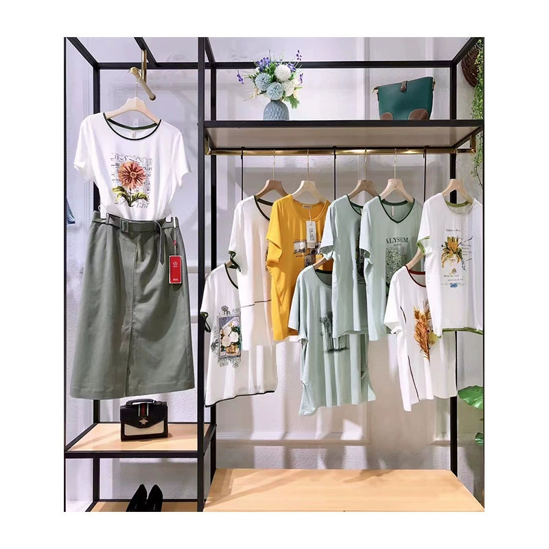 Футболка Biying 26, летняя одежда, в стиле особняка, с тяжелой вышивкой, большие размеры, для среднего и пожилого возраста, с коротким рукавом, брендовая, со скидкой.