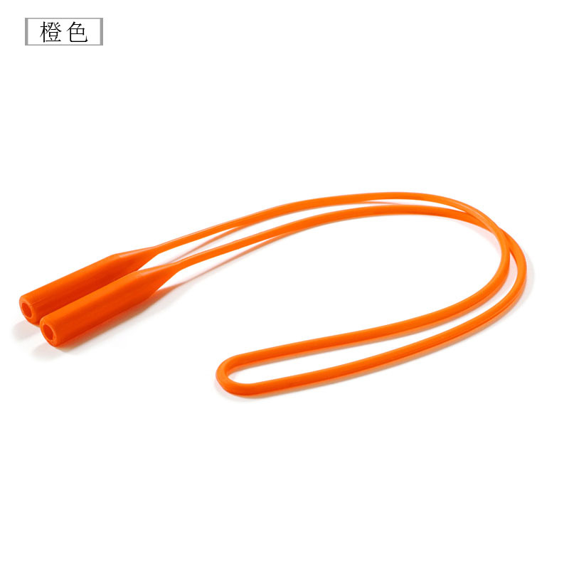 Cuerda elástica de silicona para gafas, antideslizante, anti-caída, correa deportiva ajustable
