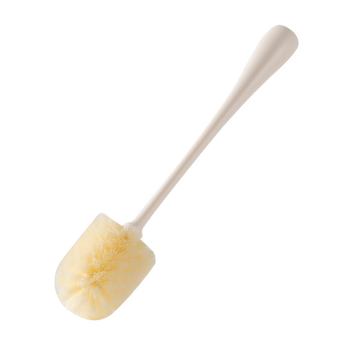 Household long cup brush that is not easy to damage cups. Wall-breaking machine nylon plastic long-handled cup brush. Replaceable thermos cup cleaning brush.