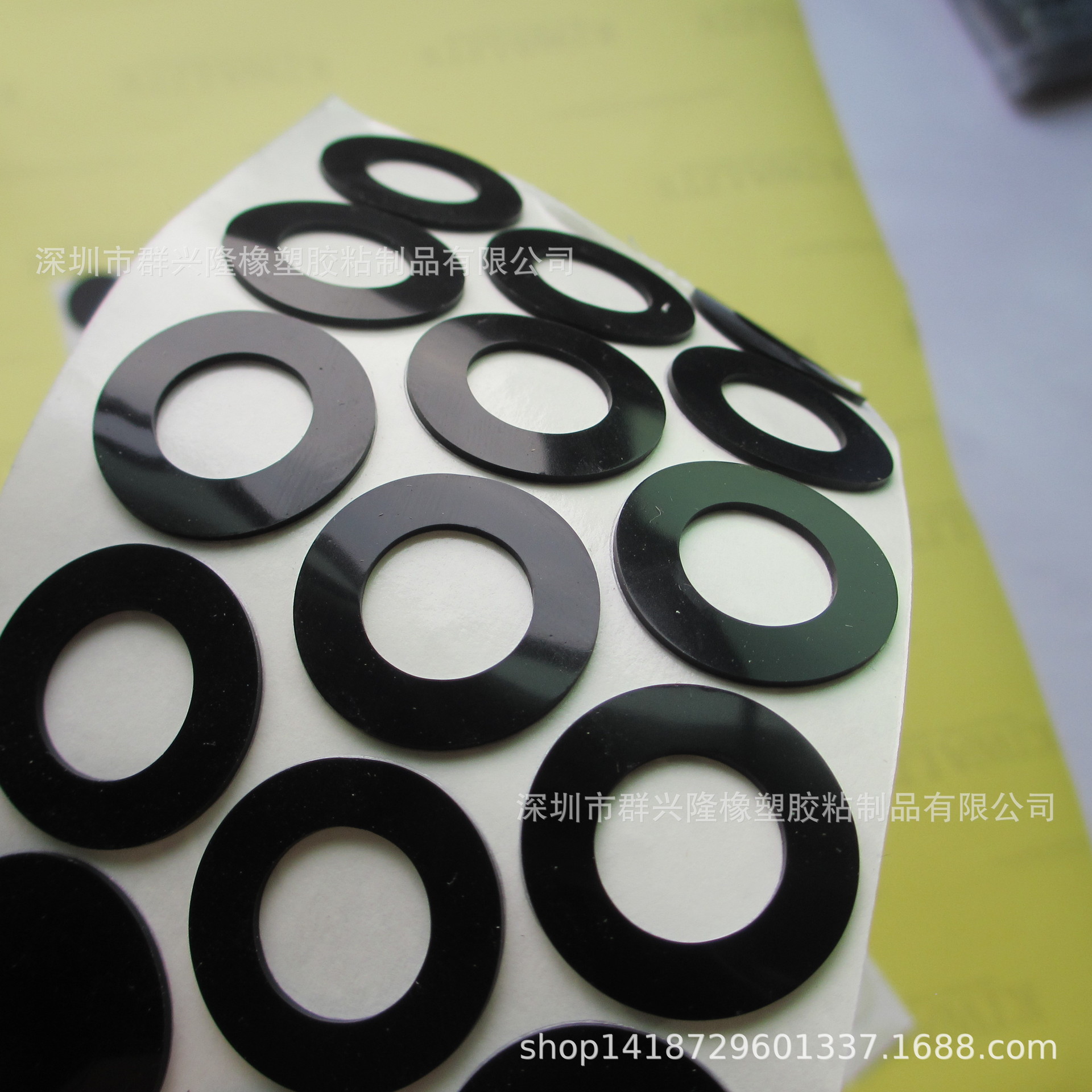 机箱硅胶垫 0.45镜头夹子防滑硅胶垫  自粘灰色支架垫